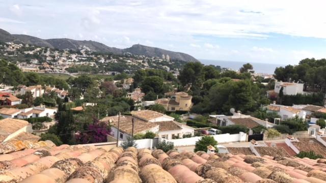 特乌拉达Atico-Penthouse En Moraira Con Vistas Al Mar公寓 外观 照片