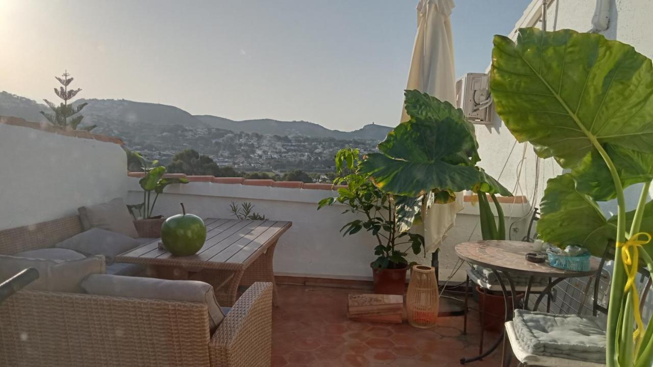 特乌拉达Atico-Penthouse En Moraira Con Vistas Al Mar公寓 外观 照片