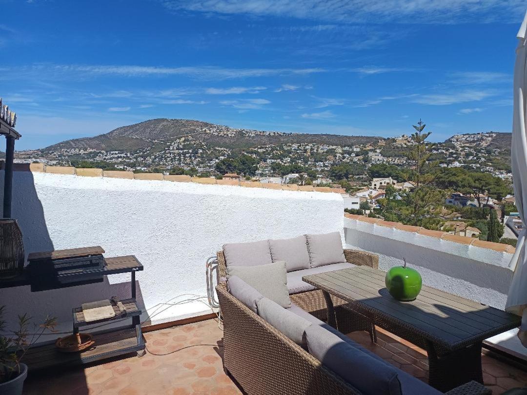 特乌拉达Atico-Penthouse En Moraira Con Vistas Al Mar公寓 外观 照片