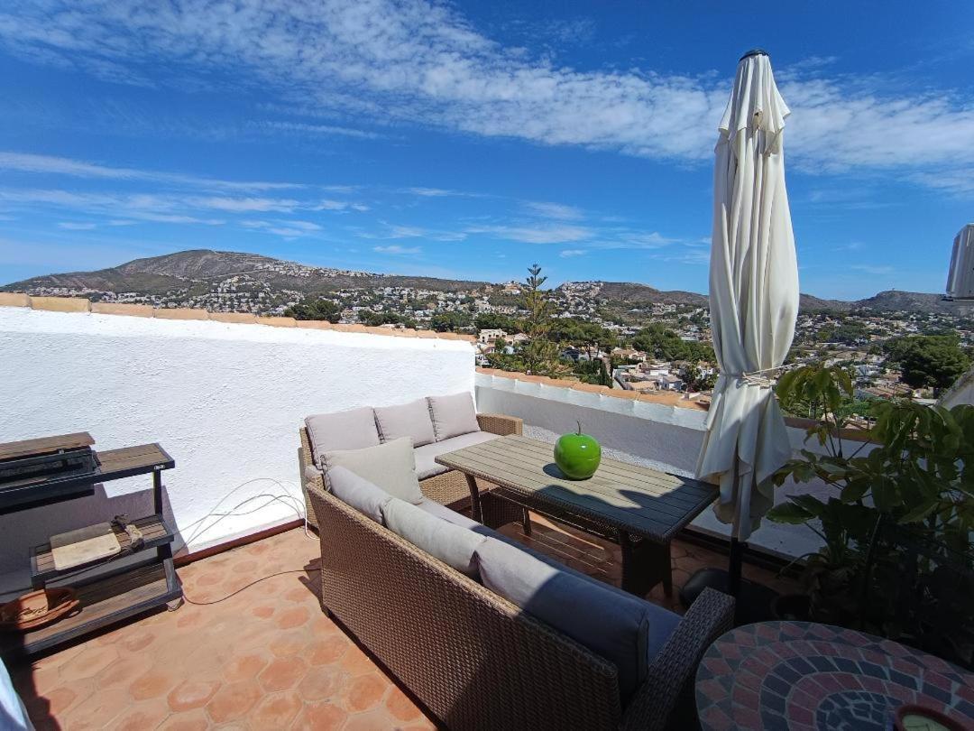 特乌拉达Atico-Penthouse En Moraira Con Vistas Al Mar公寓 外观 照片